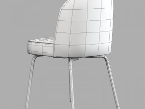 Be pure home blanco table vogue chair 3D Model