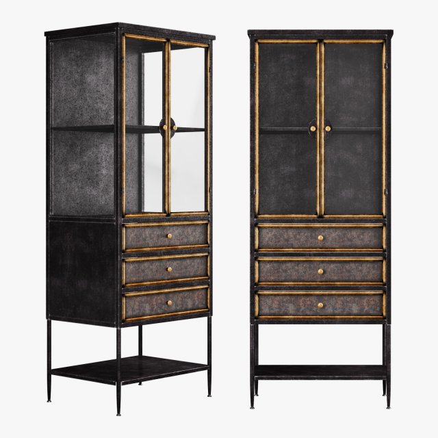 Chehoma bonaparte cabinet Model 3D .c4d .max .obj .3ds .fbx .stl .blend 