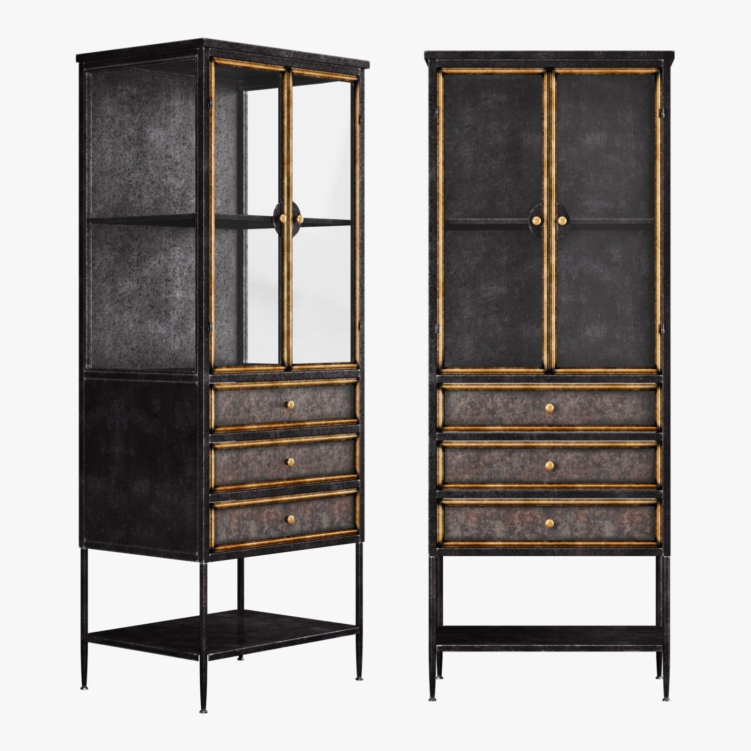 Chehoma bonaparte cabinet 3D Model .c4d .max .obj .3ds .fbx .stl .blend 