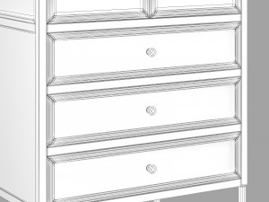 Chehoma bonaparte cabinet Model 3D