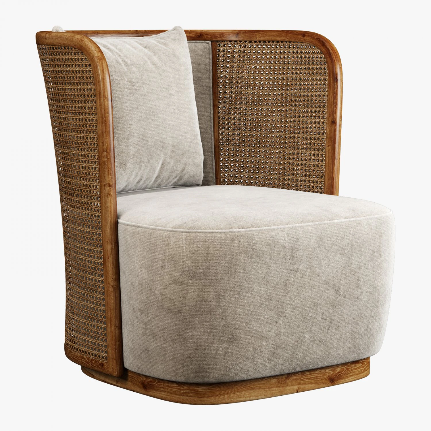 Chehoma mobel armchair 3D Model .c4d .max .obj .3ds .fbx .stl .blend 