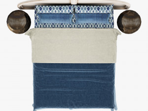 Classic bed 002 3D Model