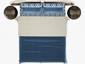 Classic bed 002 3D Model