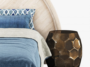 Classic bed 002 3D Model