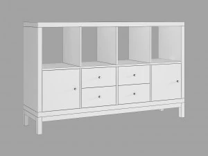 IKEA kallax 3D Model