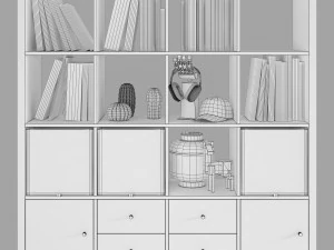 IKEA kallax 30275861 3D Model