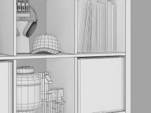 IKEA kallax 30275861 3D Model