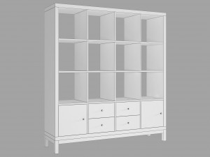 IKEA kallax 30275861 3D Модель