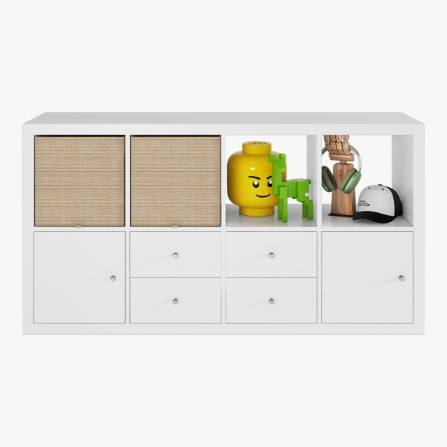 IKEA kallax 59278307 Model 3D .c4d .max .obj .3ds .fbx .stl .blend 