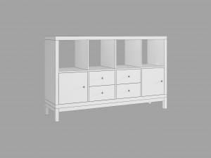 IKEA kallax 59278307 Model 3D