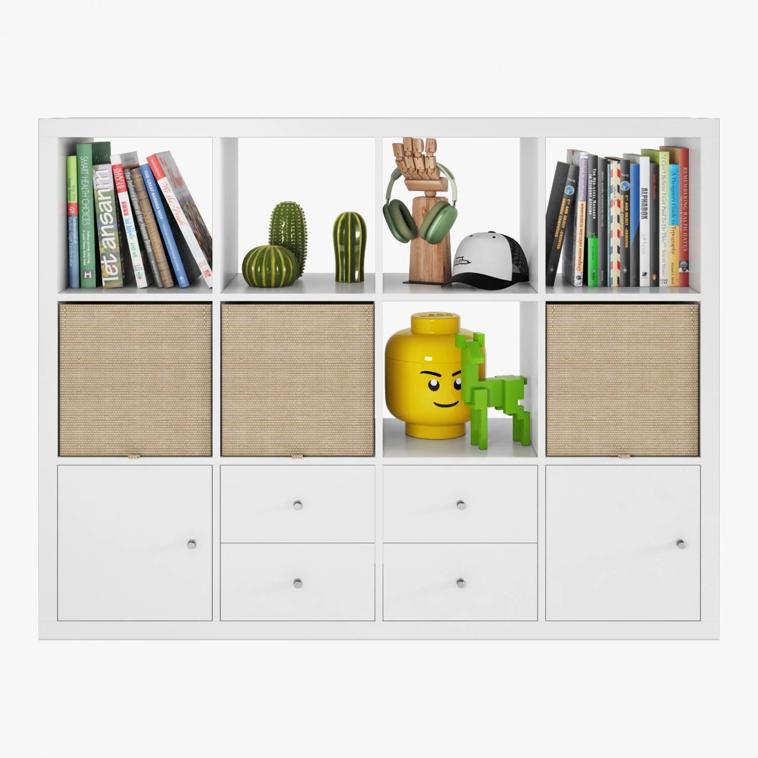 IKEA kallax 79278250 3D Model .c4d .max .obj .3ds .fbx .stl .blend