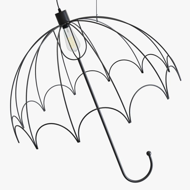 Imperium light unbrella 3D Model .c4d .max .obj .3ds .fbx .stl .blend 