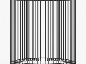 Журнальный столик Kare Wire черный 3D Модель