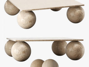 Kelly Wearstler morro square coffee table 3D 모델