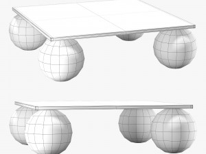 Kelly Wearstler morro square coffee table 3D 模型