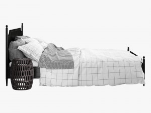 Magnolia home manor cathedral bed 3D 모델