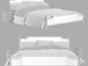 Magnolia home manor cathedral bed 3D 모델
