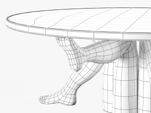 Kelly Wearstler superluxe isadora table Modelo 3D