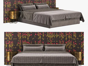 Lit moderne 001 Modèle 3D