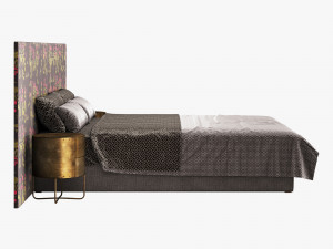 Modern bed 001 3D Модель