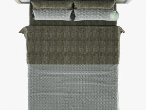 Modern bed 003 3D Model
