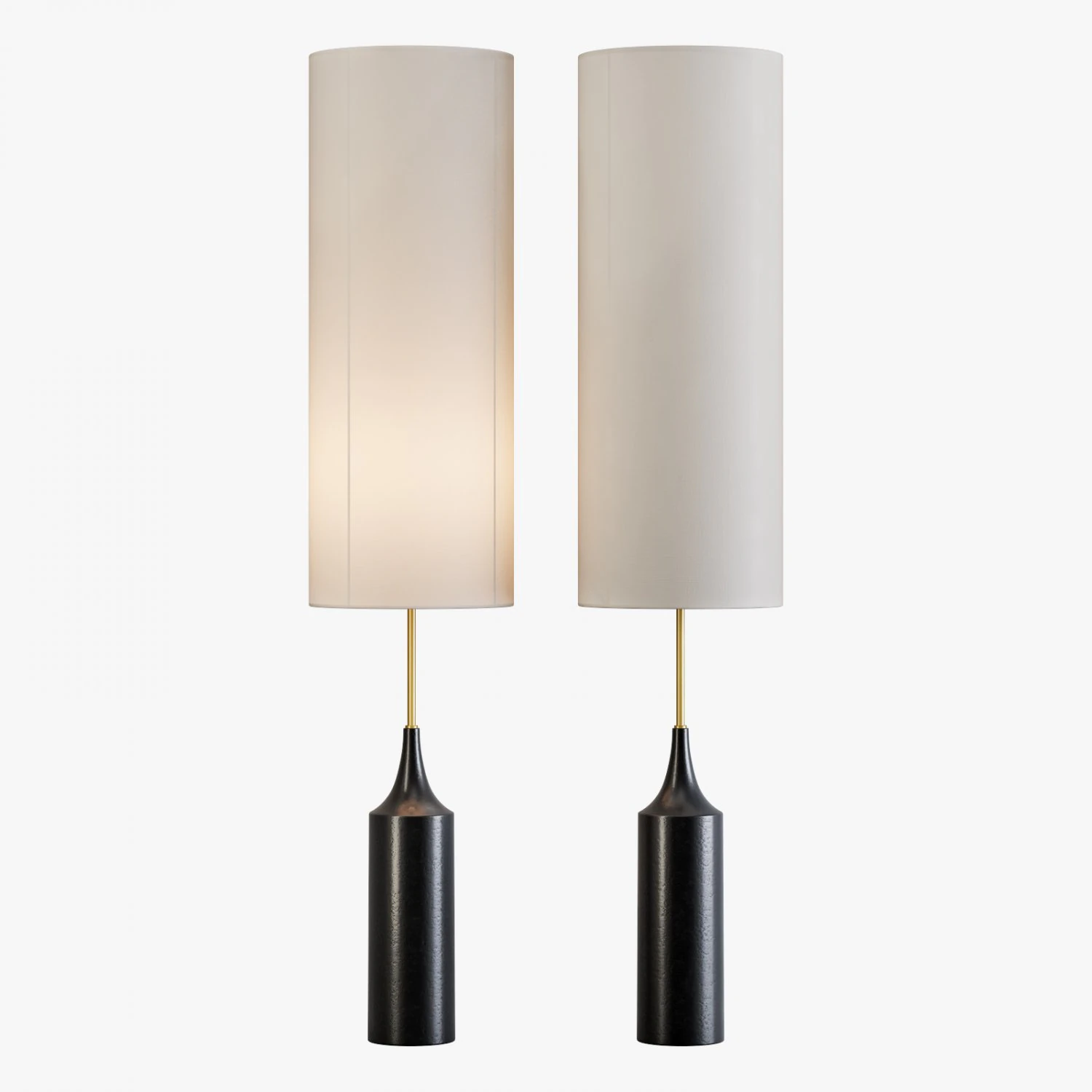 West elm hudson diffused floor lamp 3D Model .c4d .max .obj .3ds .fbx .stl .blend 