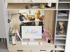 Workplace set 001 3D मॉडल