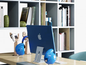 Workplace set 002 3D Model