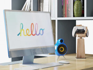 Workplace set 002 3D Model