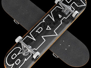 Skateboard set 001 Model 3D
