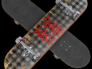 Skateboard set 001 Model 3D