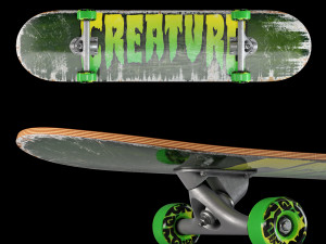 Skateboard set 001 Model 3D