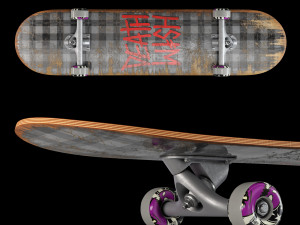 Skateboard set 001 Model 3D