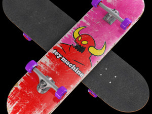 Skateboard set 002 Model 3D
