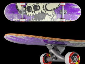 Skateboard set 002 3D Model