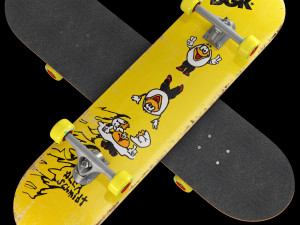 Skateboard set 003 3D 模型