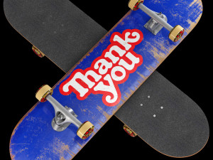 Skateboard set 003 3D 模型