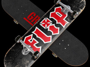 Skateboard set 005 3D Модель