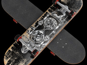 Skateboard set 005 3D Модель
