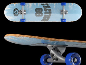 Conjunto de skate 005 Modelo 3D