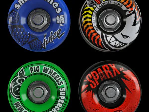 Conjunto de skate 005 Modelo 3D