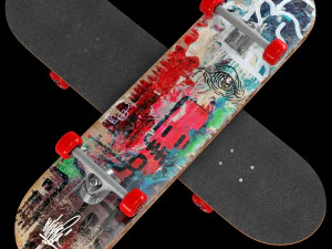 Skateboard set 006 3D Model
