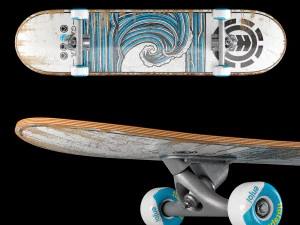 Skateboard set 006 3D Model