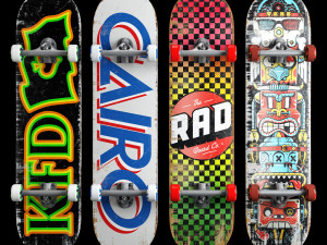 Skateboard set 007 3D-Modell