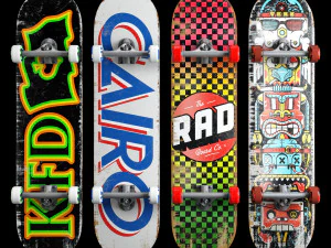 Skateboard set 007 3D Model