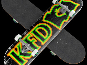 Skateboard set 007 3D-Modell