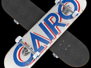Skateboard set 007 3D Model