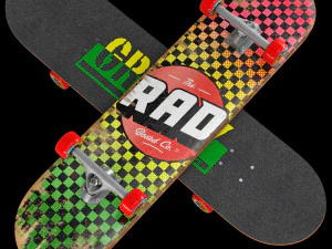 Skateboard set 007 3D Model