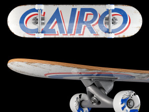 Skateboard set 007 3D-Modell