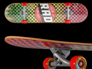 Skateboard set 007 3D-Modell